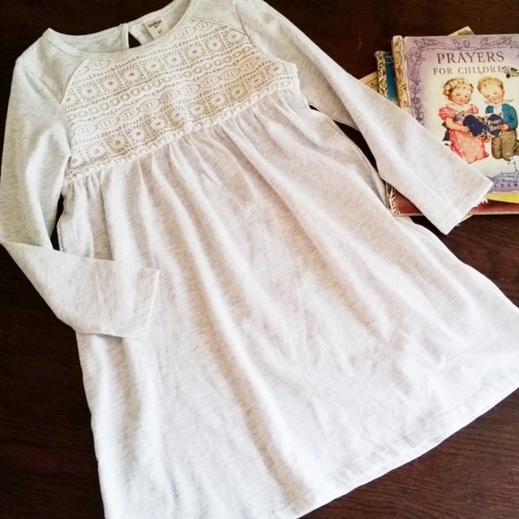 OshKosh B'gosh Other - OshKosh Knit Dress with Lace Bodice NWOT!